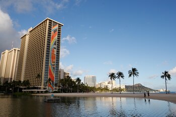 La playa de Waikiki en