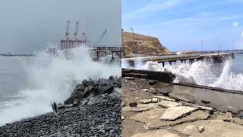 Oleajes anómalos obligan cierre de 22 puertos en todo el litoral: advierten riesgos en el litoral norte, centro y sur hasta el 11 de mayo