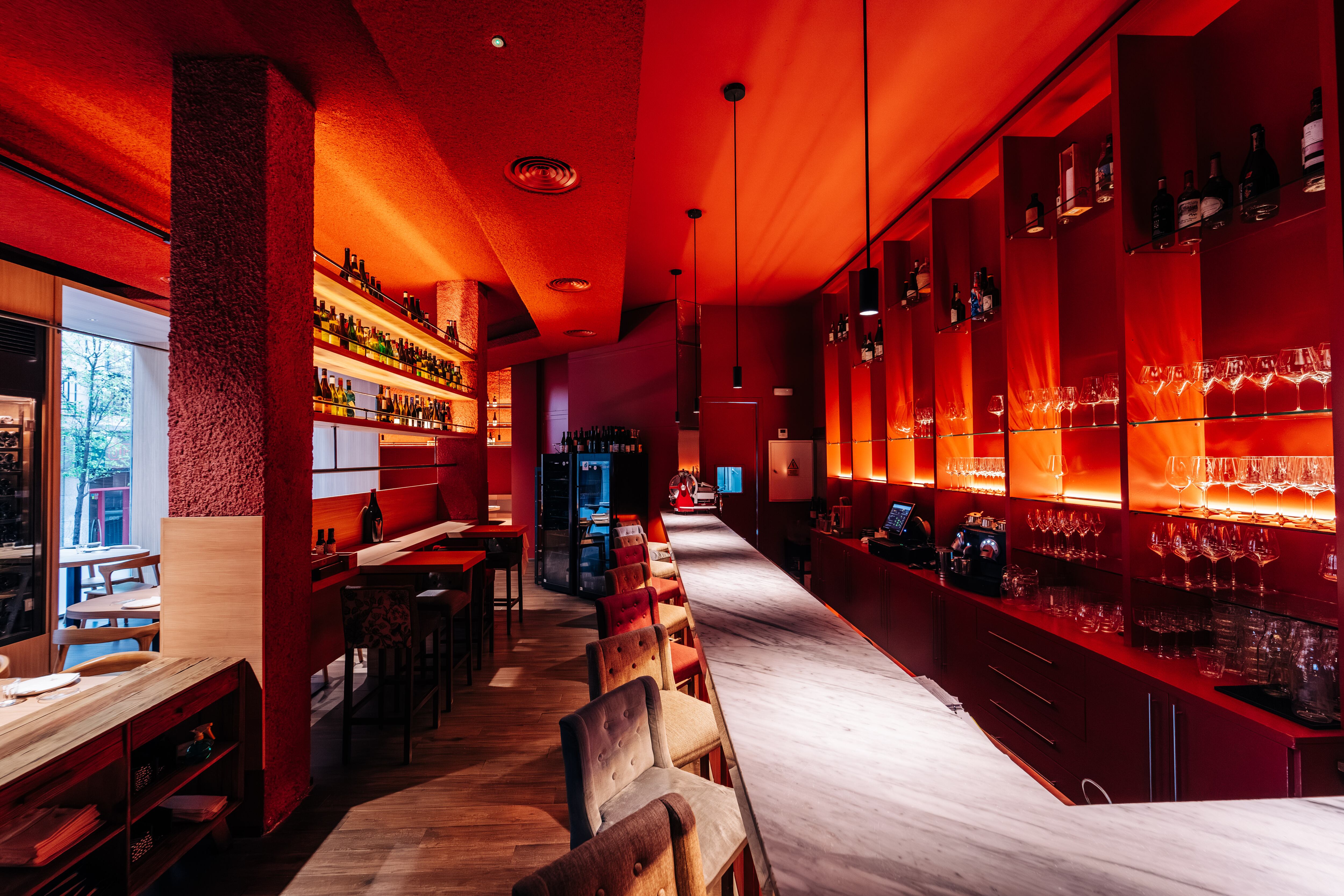 Barra de vinos de Angelita, en la calle de la Reina, Madrid (Cedida)