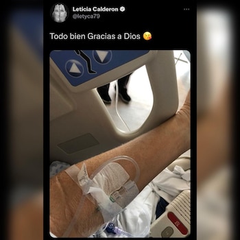 Sin mayores detalles, la actriz