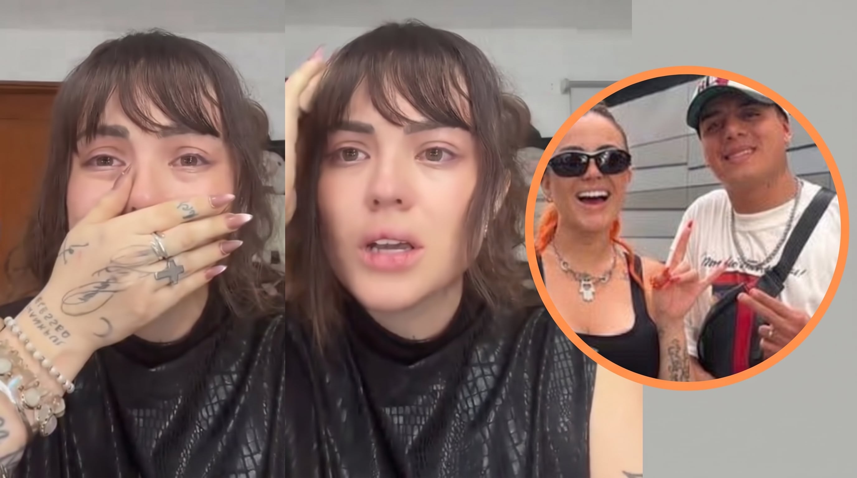La cantante Handa llora durante una transmisión en directo tras referirse a su situación sentimental y a la relación con su pareja. (Imagen Ilustrativa Infobae)