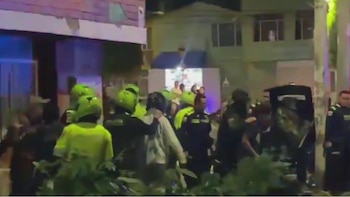 Asonada en medio de una