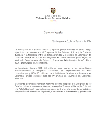 La Embajada de Colombia en