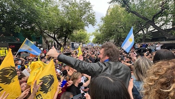 Javier Milei en Mendoza