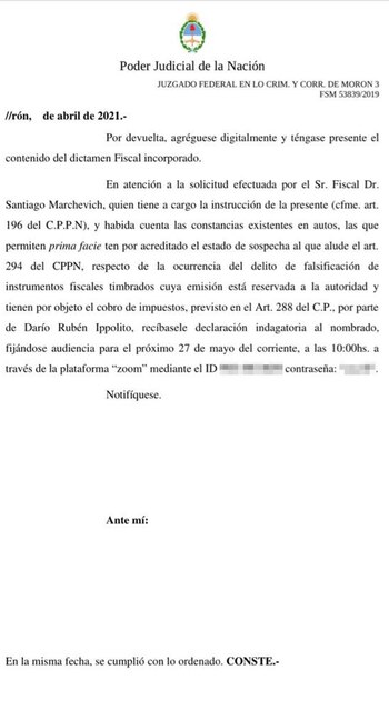 El titular de la firma