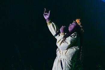 La cantante británica M.I.A. durante