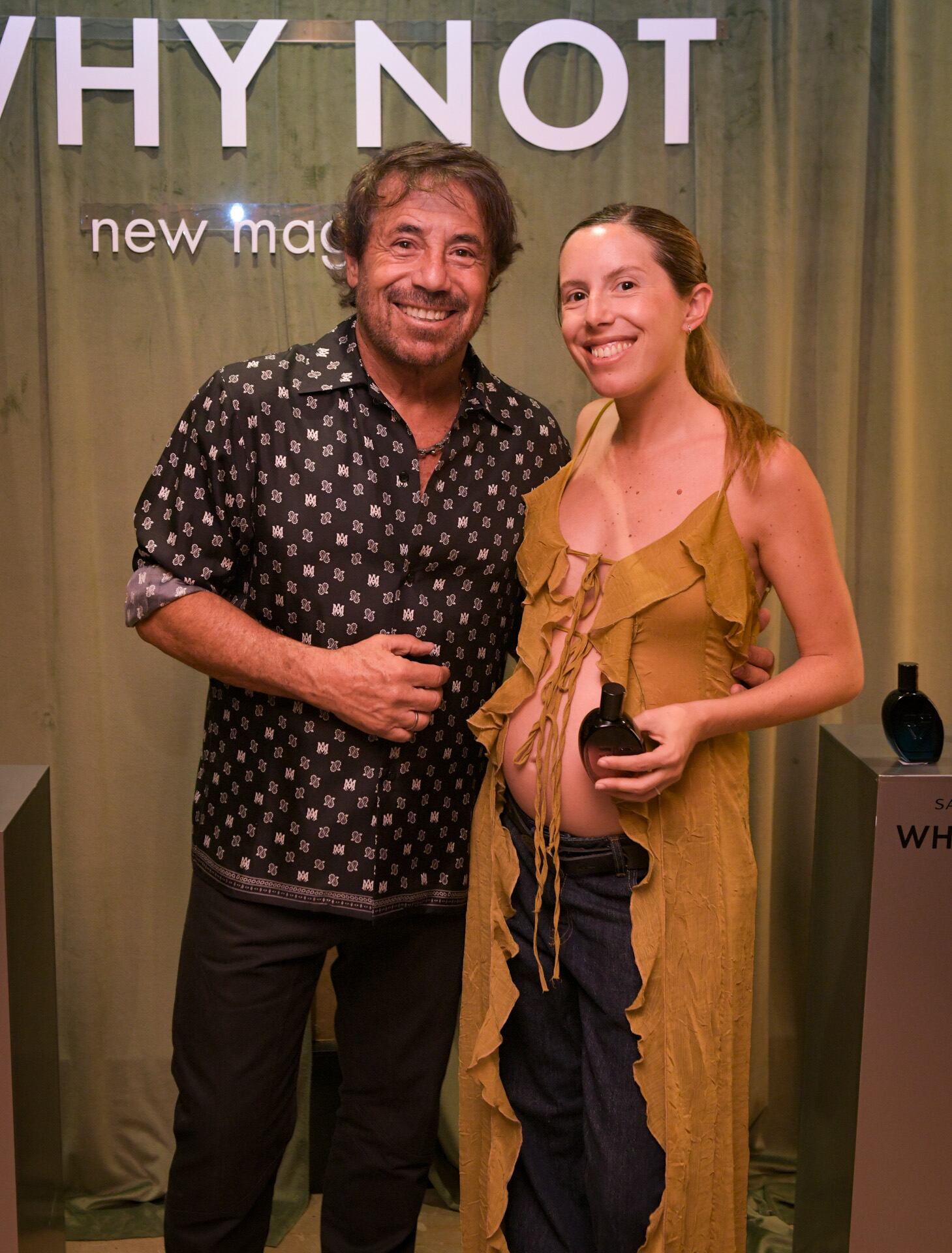 Ricky Sarkany junto a su hija Josefina