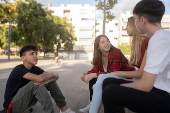 Un grupo de amigos (Freepik)