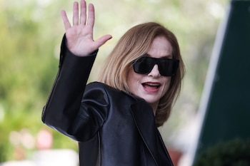 Isabelle Huppert en el Festivel de Venecia en septiembre de 2024. REUTERS/Louisa Gouliamaki