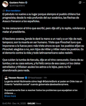 Gustavo Petro lanzó pullas tras