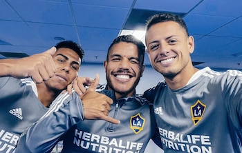 Chicharito, Jonathan Dos Santos y