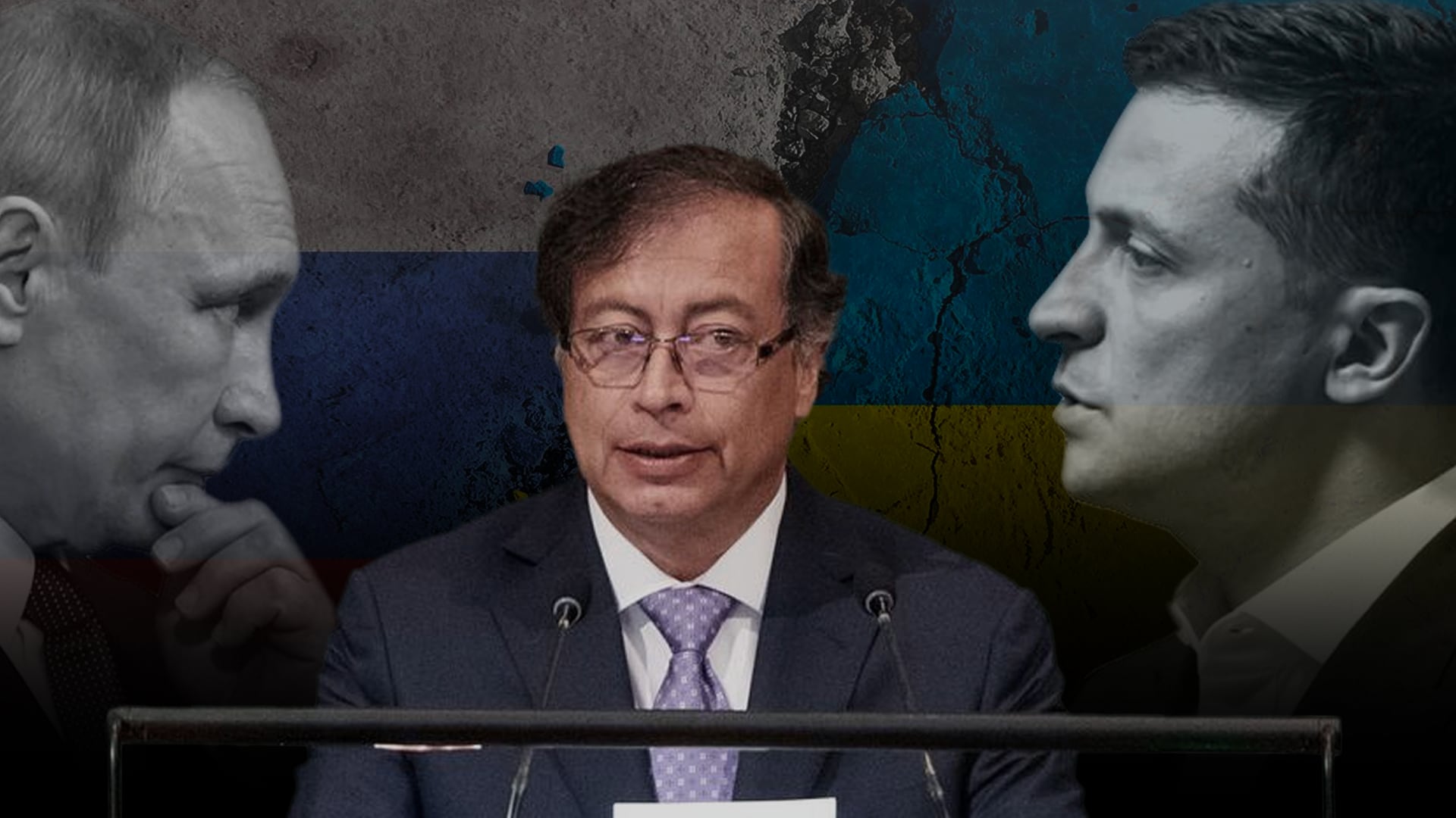 Gustavo Petro habló de la guerra de Ucrania y Rusia. Archivo Infobae.
