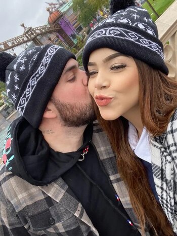 Kenia y Mario Barrón (Foto: