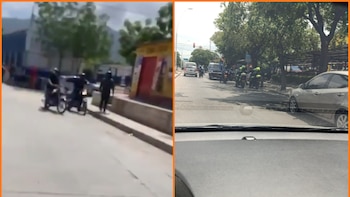 Hombres armados de los Conquistadores de la Sierra estarían atemorizando comerciantes en Santa Marta, a pesar de las advertencias de Abelardo de la Espriella: estos son los videos