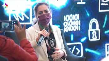 La diputada Tania Flora Cruz