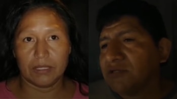 Extorsionadores detenidos. (Foto: Infobae Perú/Captura