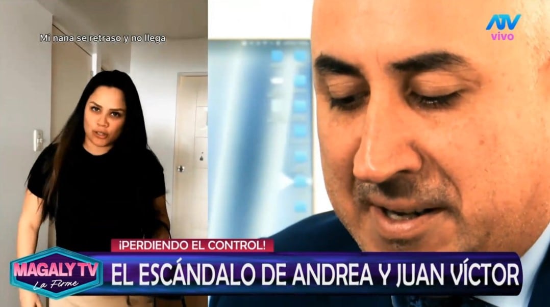 Andrea San Martín tiene prohibido acercarse a su hija y su abogado cuestiona su detención. Captura: Magaly TV La Firme.