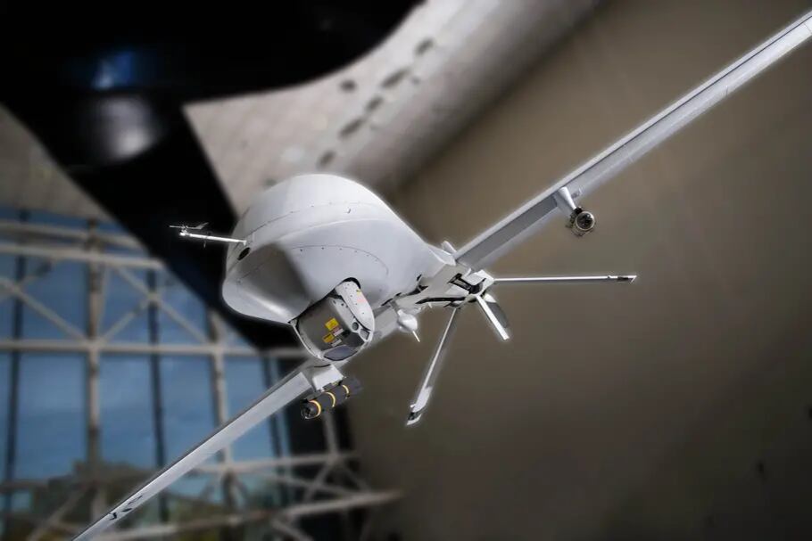 Un dron MQ-9 Predator B fue clave para localizar y confirmar la identidad de “El Mencho”. (National Air and Space Museum)