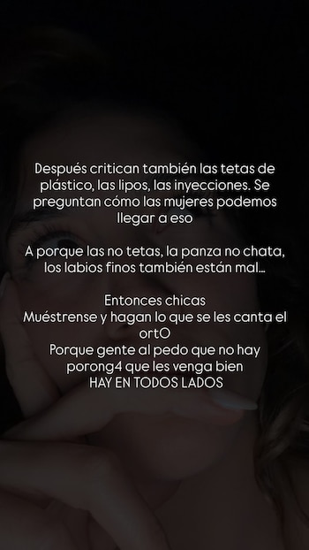 Melody Luz cuestiona la crítica