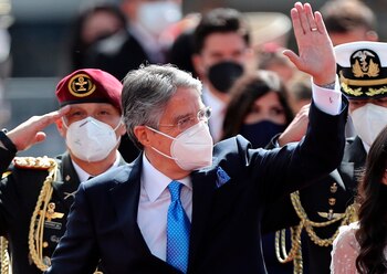 En la imagen, el presidente de Ecuador, Guillermo Lasso. EFE/ José Jácome/Archivo