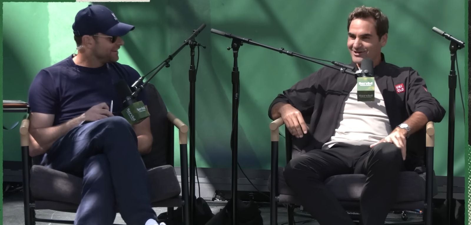 Roger Federer destacó en el Served podcast la importancia de honrar a las leyendas del tenis masculino y conectar generaciones (Captura de video: YouTube)