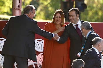 La presidenta del Parlamento de