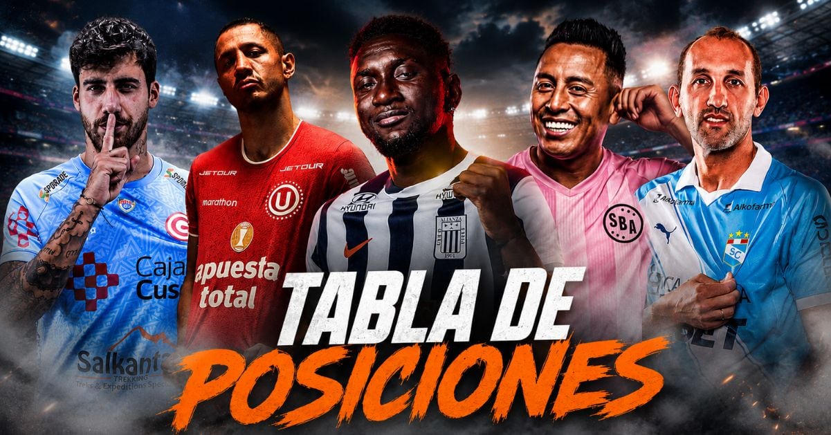 Tabla de posiciones de Liga 1 Perú 2026: así van los equipos durante la fecha 8 del Torneo Clausura y Acumulada.