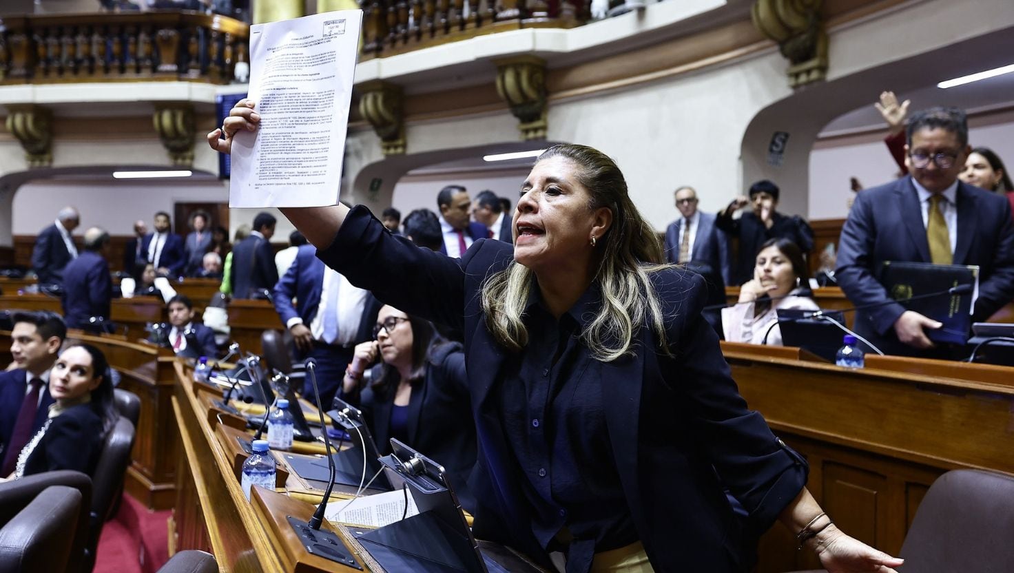El Poder Ejecutivo legislará en seguridad ciudadana sobre temas de control migratorio, extorsión, sicariato y ciberdelincuencia. CRÉDITOS: CONGRESO DEL PERÚ