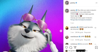 Post en Instagram de Greeicy.