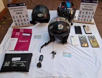 Lo incautado al testigo que