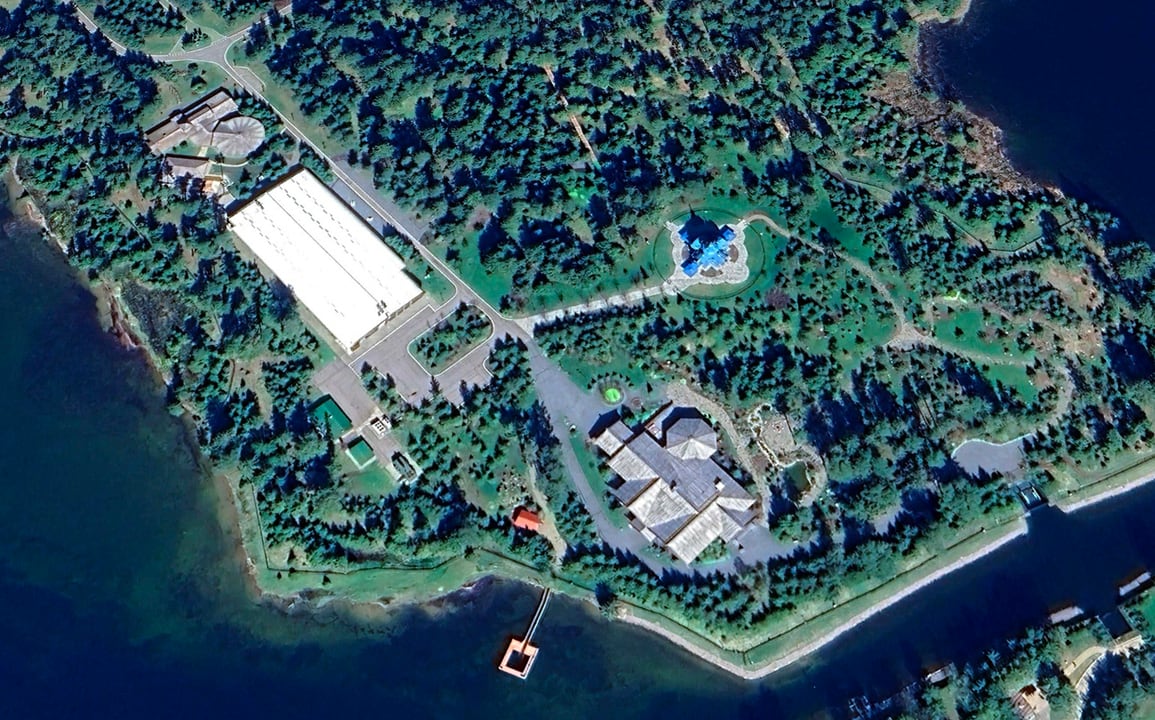 El área que Lavrov ha señalado como objetivo de la presunta operación ucraniana (Google Earth)