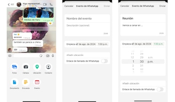 Tanto en Android como iPhone,