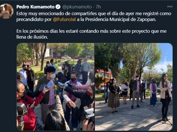 Pedro Kumamoto a define a