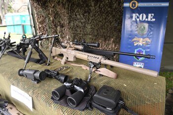 Algunos de los armamentos que