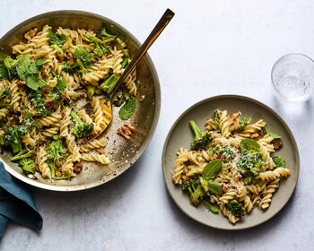 Pasta de brócoli asado con