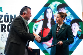 La gobernadora de Baja California,