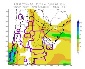 Por el aire polar podría