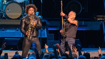 Springsteen y el saxofonista Jake