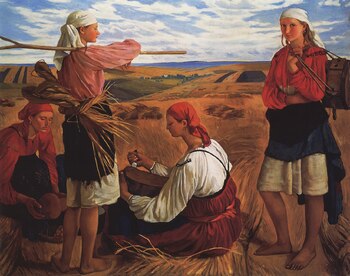 "Cosecha" (1915) de Zinaída Serebriakova