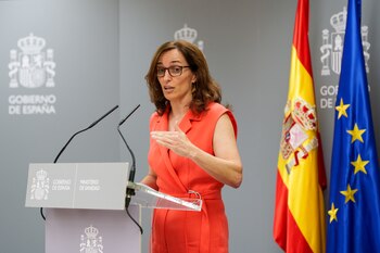 La ministra de sanidad, Mónica
