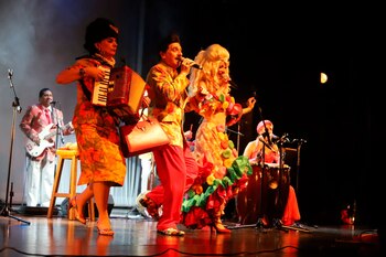 Los Amados, con su espectáculo