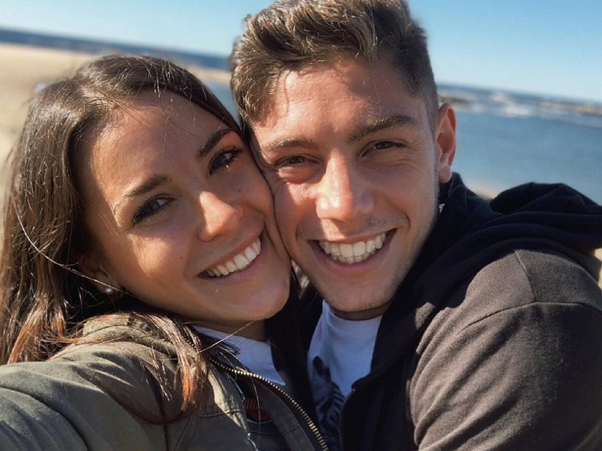 Mina Bonino y Federico Valverde comezaron su relación en 2019
