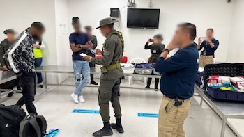 Así capturaron a cinco dominicanos