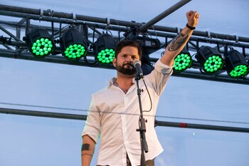 El candidato a la Presidencia