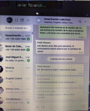 El chat de Cultura, en