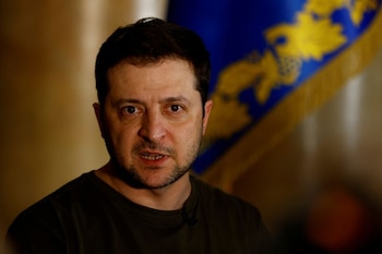 Volodimir Zelensky, presidente de Ucrania