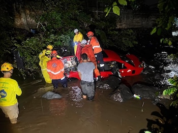 El hecho se produjo en la calle antigua a Amapulapa, en la colonia San Fernando. (Foto cortesía redes sociales)