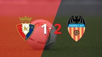 Valencia ganó por 2-1 en