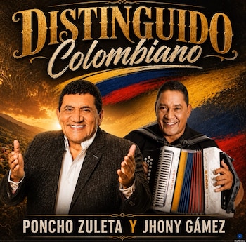 Gregorio Eljach sostuvo que “Distinguido colombiano” no fue pensada solo como un homenaje personal, sino como una exaltación de la amistad y la gratitud - crédito Release - Topic/YouTube