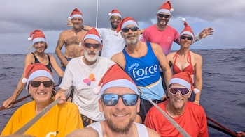 La tripulación y el saludo